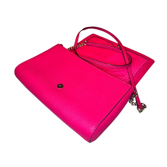 kate spade Accessories Kate Spade Hot Pink Crossbody Gently Loved